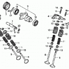 TRX300EX Распределительный вал