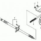 TRX90 Ось заднее колесо