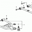 TRX250TE Передний рычаг