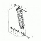 TRX250EX Задний амортизатор