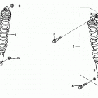 TRX400EX Передние аммортизаторы