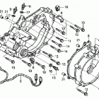 TRX400FA Крышка картера задняя