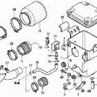 TRX350TE Воздухозаборник