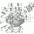 TRX400EX Головка цилиндра