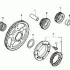 TRX400EX Шестерни стартера