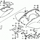 TRX300EX Переднее крыло