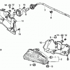 TRX350TE Фонарь задний