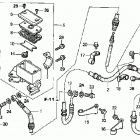 TRX250TE Главный тормозной цилиндр - передний