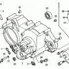 TRX500FA Передняя крышка картера