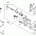 TRX500FE Передний тормозной суппорт