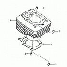 TRX350TE Цилиндр