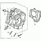 TRX90 Головка цилиндра