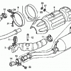 TRX500FA Глушитель