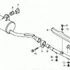 TRX250TE Глушитель
