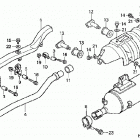 TRX350TE Глушитель