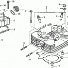 TRX250TE Головка цилиндра