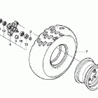 TRX400EX Переднее колесо