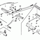 TRX250TE Педали и подножки