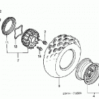 TRX400FA Переднее колесо