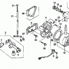TRX500FA Рычаг переключения