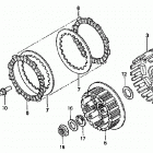 TRX400EX Сцепление