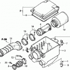 TRX300EX Воздухозаборник