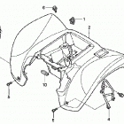 TRX250EX Заднее крыло