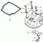 TRX450R Крышка головки цилиндров