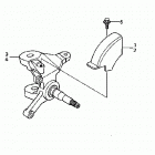 TRX400EX Кулак поворотный