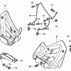 TRX450R Подножки