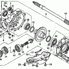 TRX500FE Редуктор