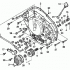 TRX300EX Крышка картера правая