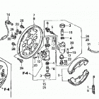 TRX400FA Передний тормоз