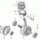 TRX300EX Коленвал