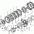 TRX250EX Сцепление