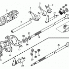 TRX250TE Вилка переключения передач
