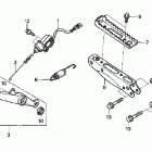 TRX650FA Подножки