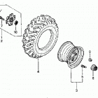 TRX350TE Заднее колесо