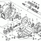 TRX250EX Редуктор задний