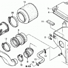 TRX250EX Воздухозаборник