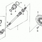TRX650FA Карданный вал