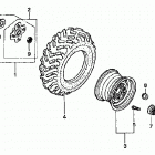 TRX500FE Заднее колесо