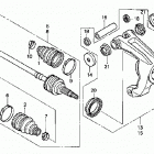 TRX650FA Привод колес , задний