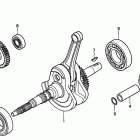 TRX500FGA Коленчатый вал и поршень