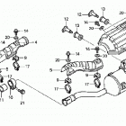 TRX400FA Глушитель