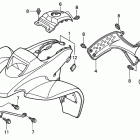 TRX250EX Front fender (''''''''''''''''01-''''''''''''''''05)