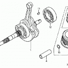 TRX250EX Коленвал