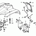 TRX250TE Front fender (''''''''''''''''''''''''''''''''''''''''''...