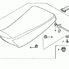 TRX250TE Сидение