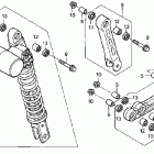 TRX400EX Задний амортизатор